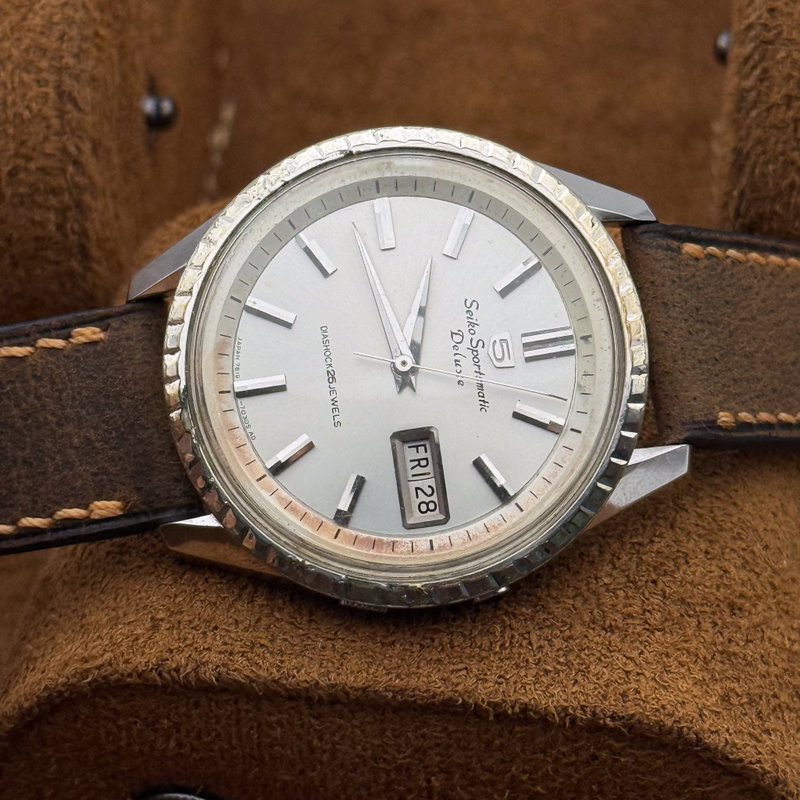 Seiko Seiko - Sportsmatic Deluxe 5 遥音 (Harune) – Distant Sound - No Reserve Price - 7619-7050 - Men - 1967 vintage watch - image 24