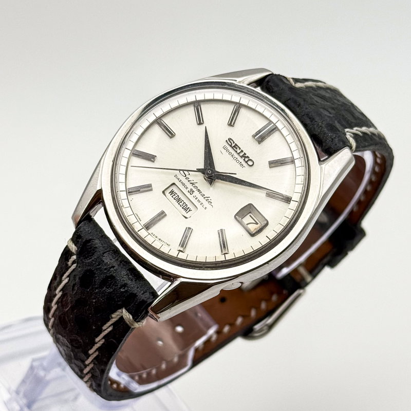 Seiko Seiko - Weekdater 誉影 (Yo’ei) – Shadow of Honor - No Reserve Price - 6218-8971 - Men - 1965 vintage watch - image 9