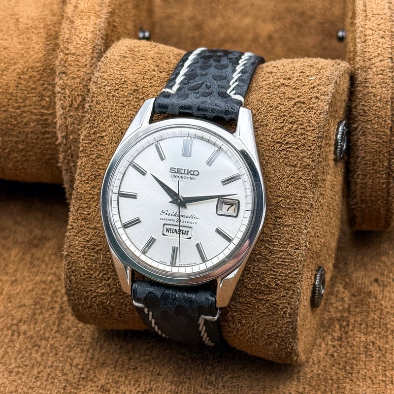Seiko Seiko - Weekdater 誉影 (Yo’ei) – Shadow of Honor - No Reserve Price - 6218-8971 - Men - 1965 vintage watch - image 11