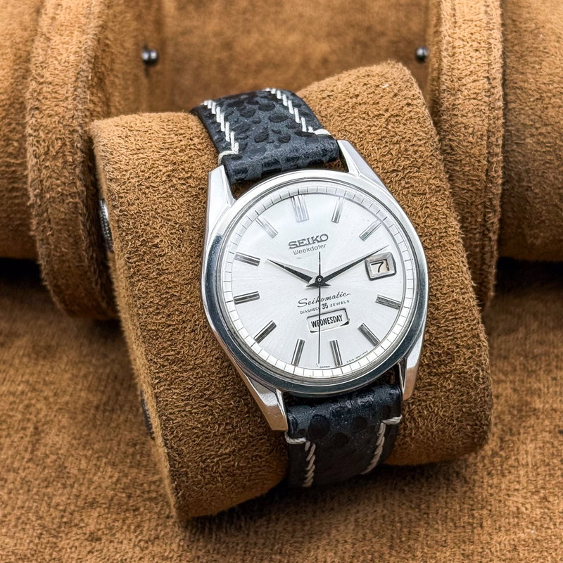 Seiko Seiko - Weekdater 誉影 (Yo’ei) – Shadow of Honor - No Reserve Price - 6218-8971 - Men - 1965 vintage watch - image 12