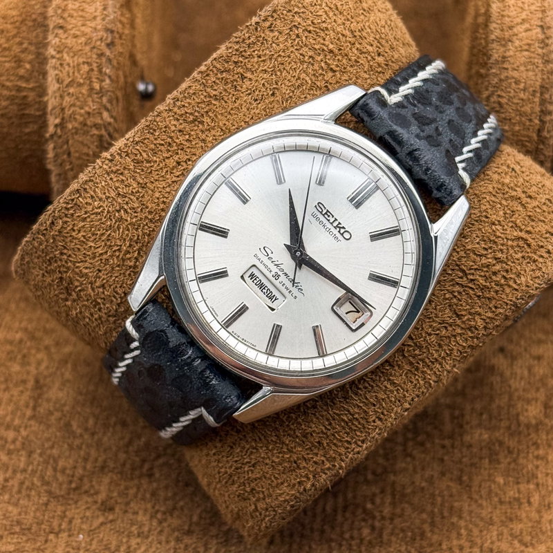 Seiko Seiko - Weekdater 誉影 (Yo’ei) – Shadow of Honor - No Reserve Price - 6218-8971 - Men - 1965 vintage watch - image 15