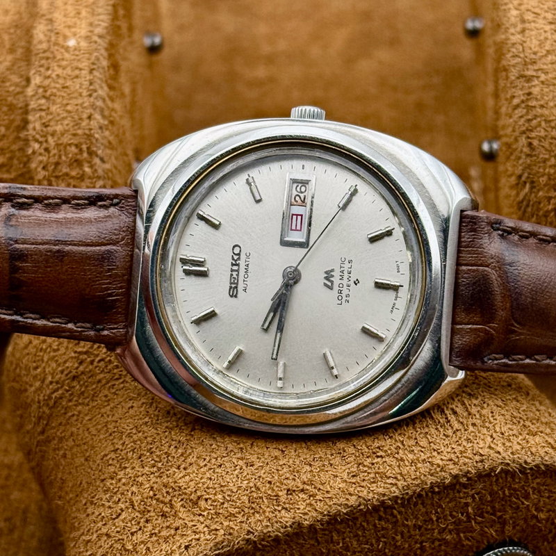 Seiko Seiko - Lord Matic 鏡明 (Kyōmei) – Mirror Clarity - Ingen mindstepris - 5606-9040 - Men - 1970 vintage watch - image 5