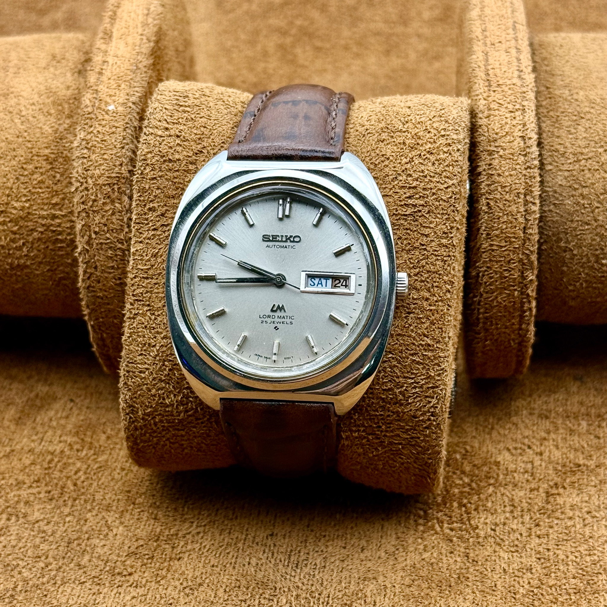 Seiko - Lord Matic 鏡明 (Kyōmei) – Mirror Clarity - Ingen mindstepris - 5606-9040 - Men - 1970