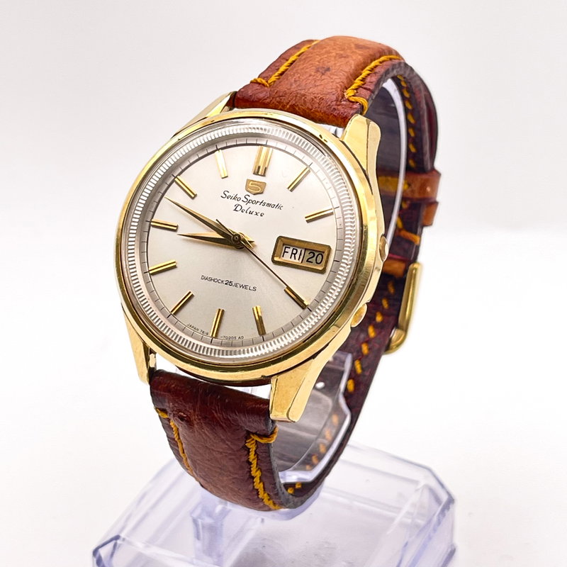 Seiko Seiko - Sportsmatic Deluxe 5 線輝 (Senki) – Radiant Lines - No Reserve Price - 7619-7010 - Men - 1965 vintage watch - image 1