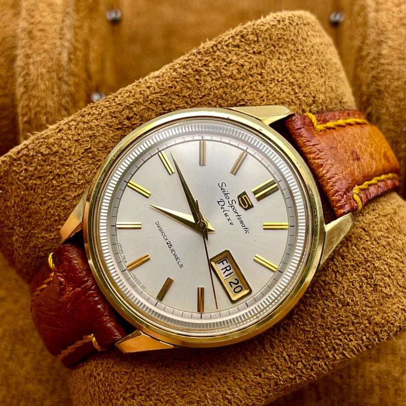 Seiko Seiko - Sportsmatic Deluxe 5 線輝 (Senki) – Radiant Lines - No Reserve Price - 7619-7010 - Men - 1965 vintage watch - image 8