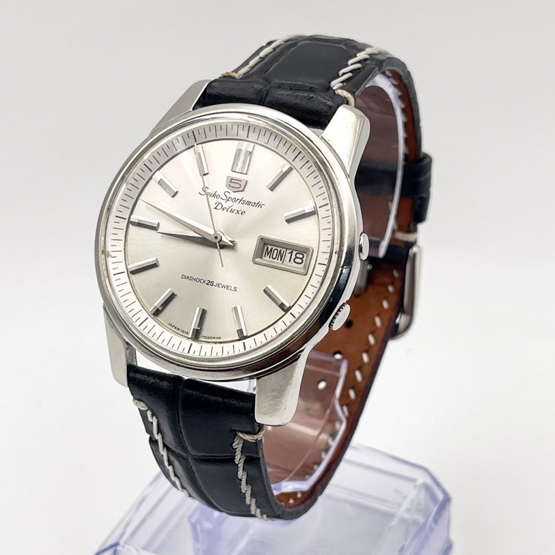 Seiko Seiko - Sportsmatic Deluxe [Near-Mint] 微光 (Bikō) – Faint Light - No Reserve Price - 7606-7992 - Men - 1965 vintage watch - image 2
