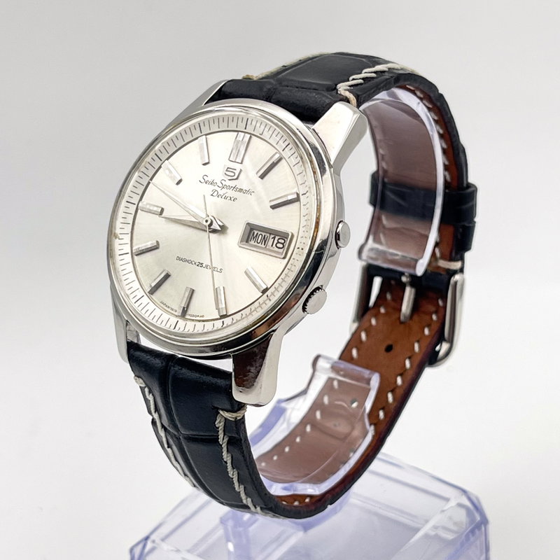 Seiko Seiko - Sportsmatic Deluxe [Near-Mint] 微光 (Bikō) – Faint Light - No Reserve Price - 7606-7992 - Men - 1965 vintage watch - image 3