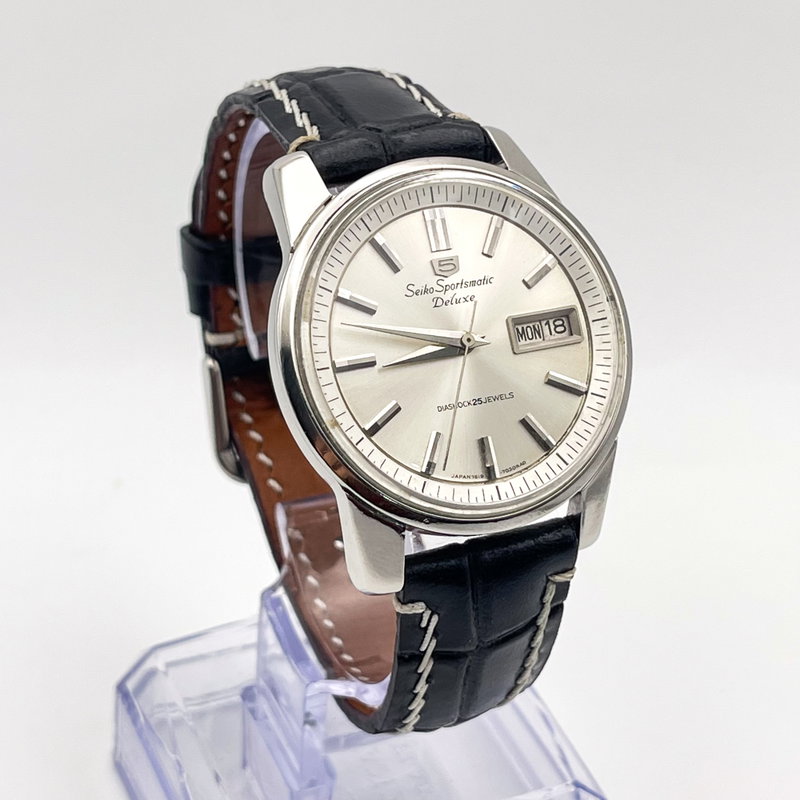 Seiko Seiko - Sportsmatic Deluxe [Near-Mint] 微光 (Bikō) – Faint Light - No Reserve Price - 7606-7992 - Men - 1965 vintage watch - image 1