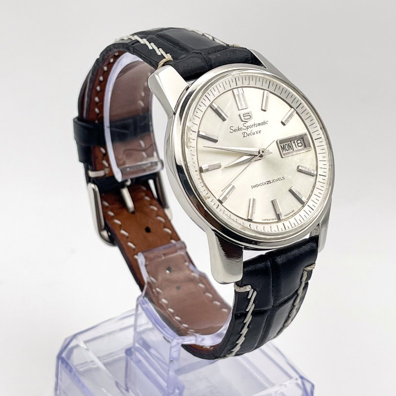 Seiko Seiko - Sportsmatic Deluxe [Near-Mint] 微光 (Bikō) – Faint Light - No Reserve Price - 7606-7992 - Men - 1965 vintage watch - image 4