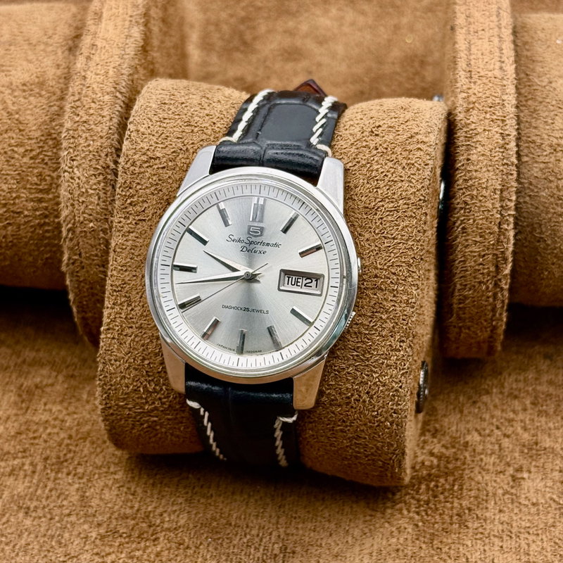 Seiko Seiko - Sportsmatic Deluxe [Near-Mint] 微光 (Bikō) – Faint Light - No Reserve Price - 7606-7992 - Men - 1965 vintage watch - image 9