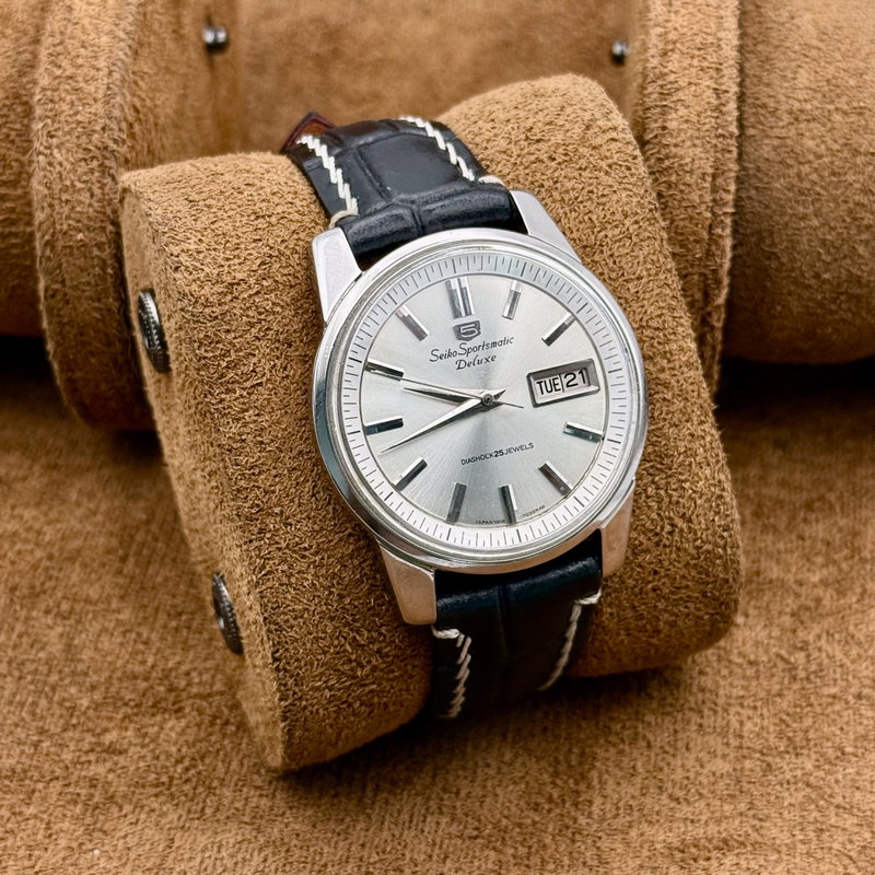 Seiko Seiko - Sportsmatic Deluxe [Near-Mint] 微光 (Bikō) – Faint Light - No Reserve Price - 7606-7992 - Men - 1965 vintage watch - image 12