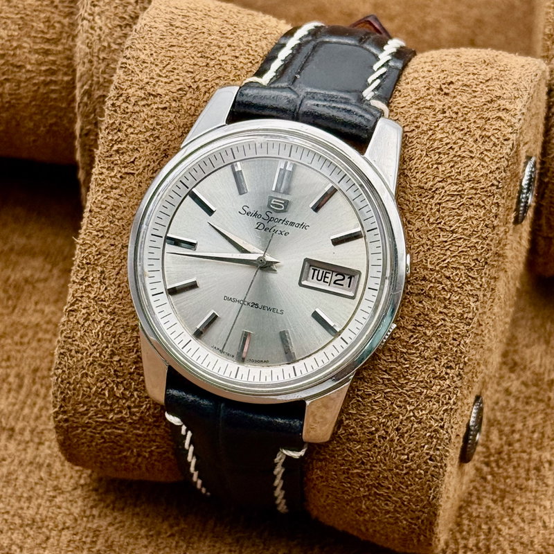 Seiko Seiko - Sportsmatic Deluxe [Near-Mint] 微光 (Bikō) – Faint Light - No Reserve Price - 7606-7992 - Men - 1965 vintage watch - image 16