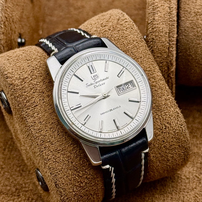 Seiko Seiko - Sportsmatic Deluxe [Near-Mint] 微光 (Bikō) – Faint Light - No Reserve Price - 7606-7992 - Men - 1965 vintage watch - image 17