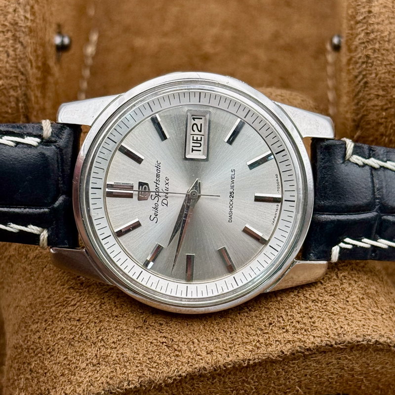 Seiko Seiko - Sportsmatic Deluxe [Near-Mint] 微光 (Bikō) – Faint Light - No Reserve Price - 7606-7992 - Men - 1965 vintage watch - image 19