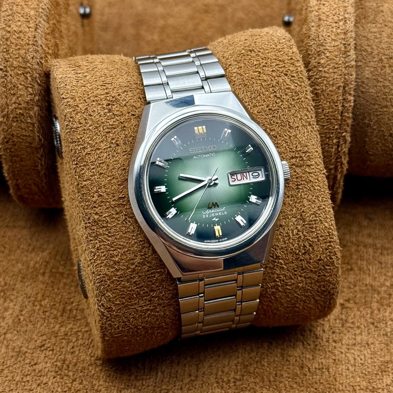 Seiko Seiko - LM Special "Gradient Green Sunburst" [Near-NOS] "Serviced" - 5206-6100 - Men - 1972 vintage watch - image 13
