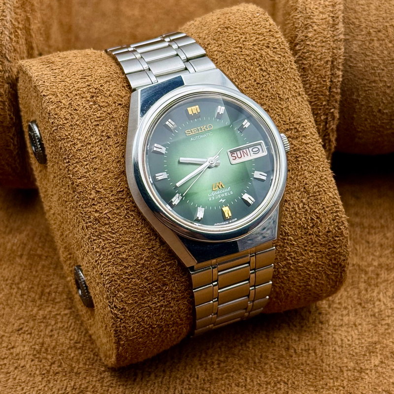 Seiko Seiko - LM Special "Gradient Green Sunburst" [Near-NOS] "Serviced" - 5206-6100 - Men - 1972 vintage watch - image 14
