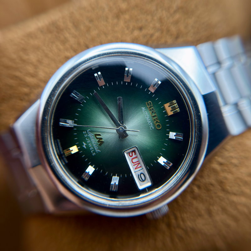 Seiko Seiko - LM Special "Gradient Green Sunburst" [Near-NOS] "Serviced" - 5206-6100 - Men - 1972 vintage watch - image 20