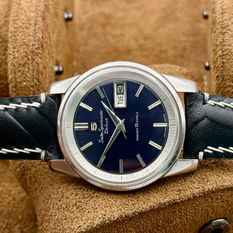 Seiko Seiko - Sportsmatic Deluxe 威紋 (Imon) – Pattern of Power - No Reserve Price - 7606-7992 - Men - 1965 vintage watch - image 17
