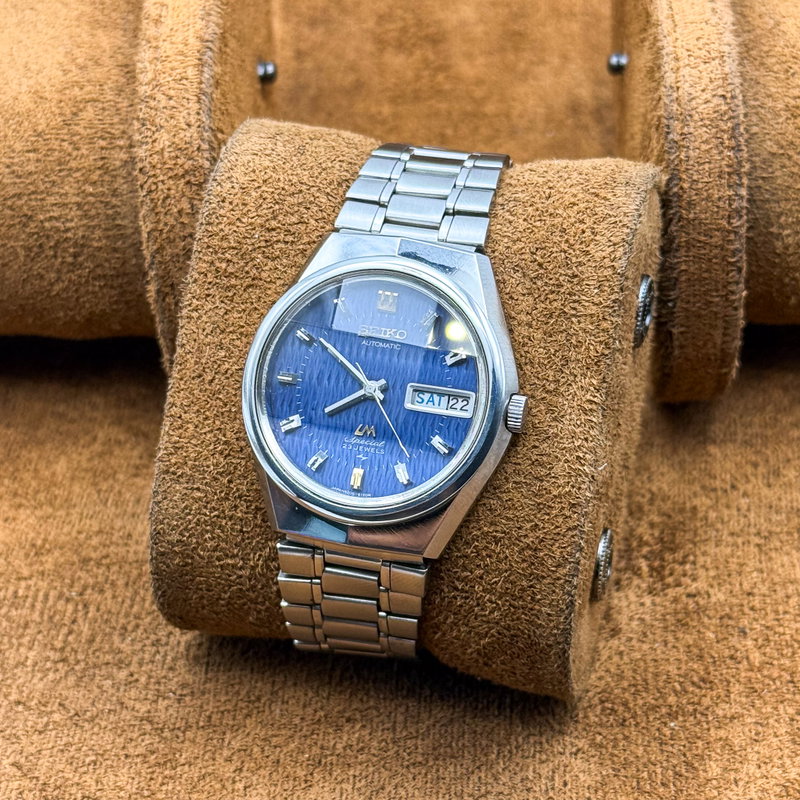 Seiko Seiko - LM Special "Wavy Gradient Blue" - 5206-6100 - Men - 1972 vintage watch - image 18