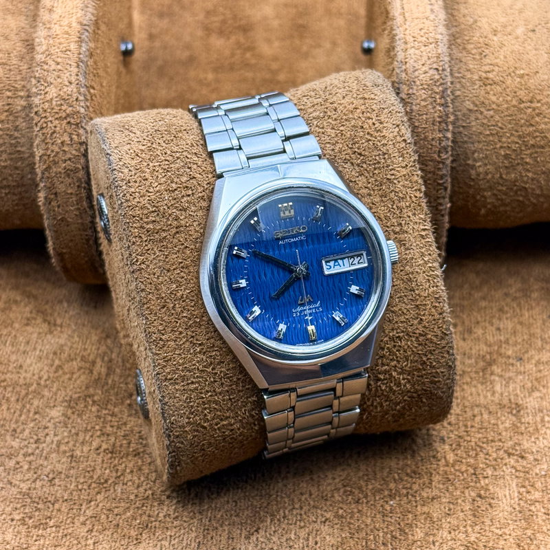 Seiko Seiko - LM Special "Wavy Gradient Blue" - 5206-6100 - Men - 1972 vintage watch - image 19