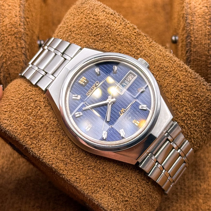 Seiko Seiko - LM Special "Wavy Gradient Blue" - 5206-6100 - Men - 1972 vintage watch - image 21