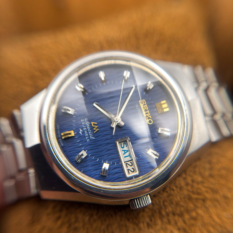 Seiko Seiko - LM Special "Wavy Gradient Blue" - 5206-6100 - Men - 1972 vintage watch - image 26