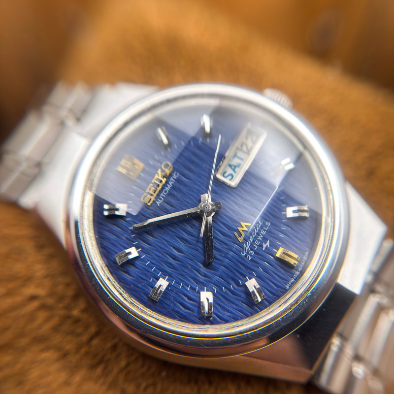 Seiko Seiko - LM Special "Wavy Gradient Blue" - 5206-6100 - Men - 1972 vintage watch - image 28