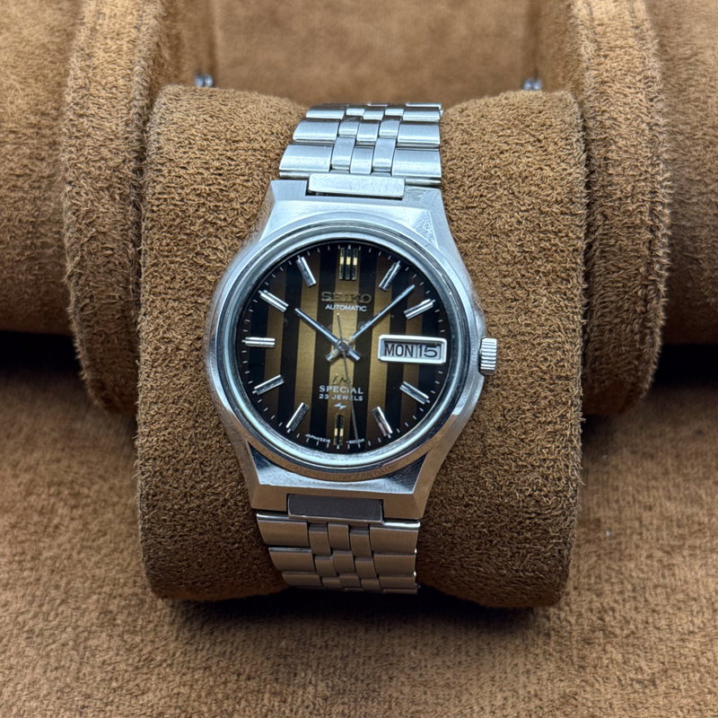 Seiko Seiko - LM Special "Tiger Eye" 無響 (Mukyō) – No Echo - No reserve price - 5216-6040 - Men - 1973 vintage watch - image 7
