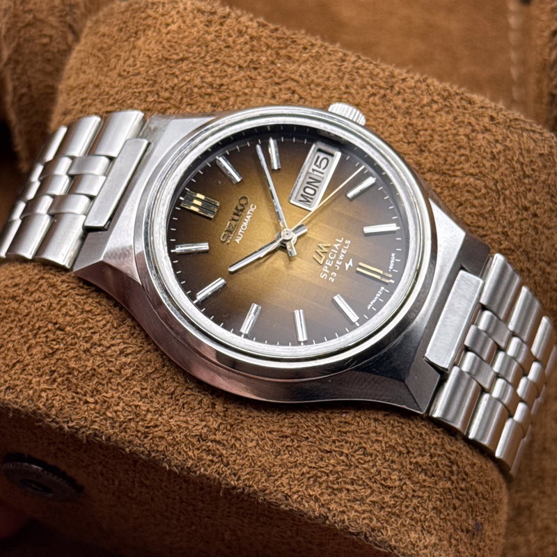 Seiko Seiko - LM Special "Tiger Eye" 無響 (Mukyō) – No Echo - No reserve price - 5216-6040 - Men - 1973 vintage watch - image 3