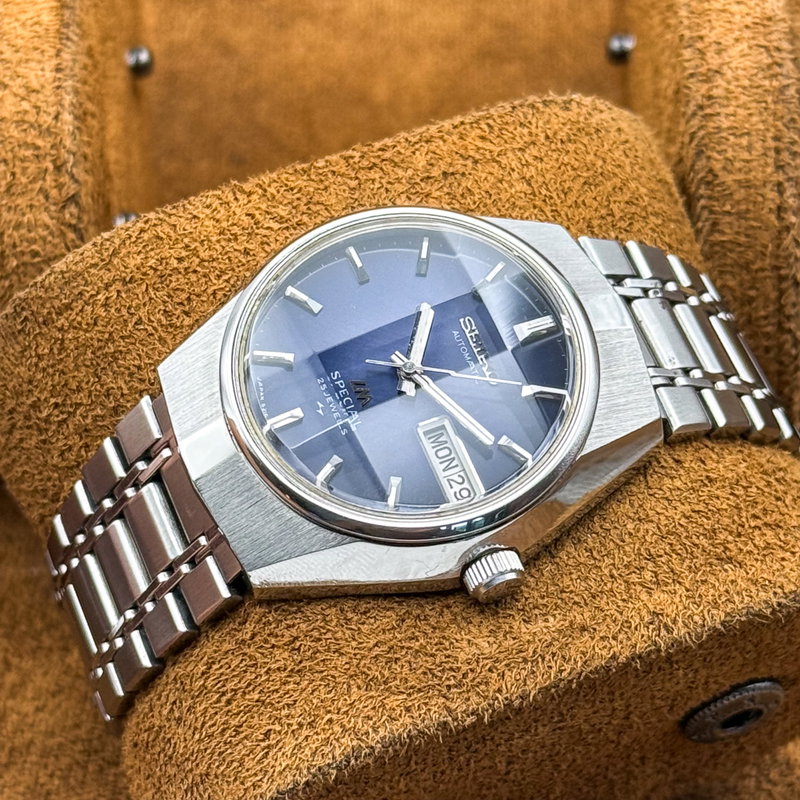 Seiko Seiko - Lord Matic Special "Deep Blue Sunburst" 尊影 (Son’ei) – Revered Shadow - No reserve price - 5216-7090 - Men - 1974 vintage watch - image 18