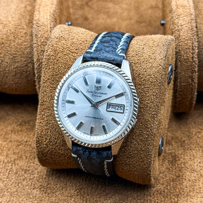 Seiko Seiko - Sportsmatic Deluxe 幻影 (Genei) – Phantom Shadow - No reserve price - 7619-7050 - Men - 1965 vintage watch - image 4