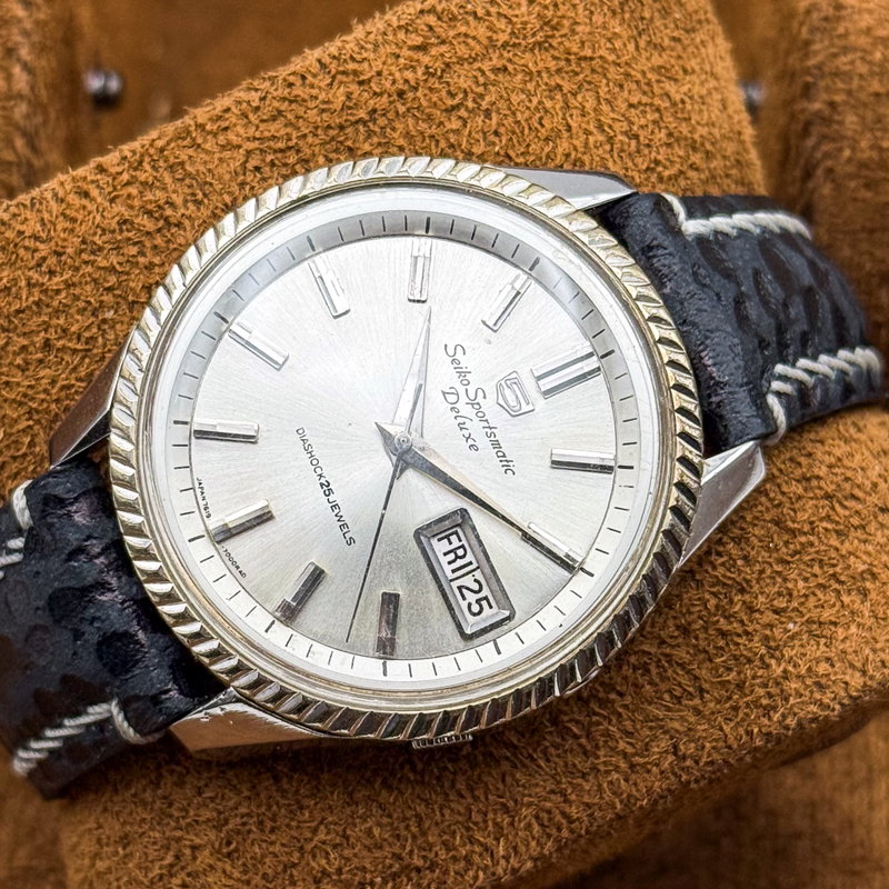 Seiko Seiko - Sportsmatic Deluxe 幻影 (Genei) – Phantom Shadow - No reserve price - 7619-7050 - Men - 1965 vintage watch - image 7