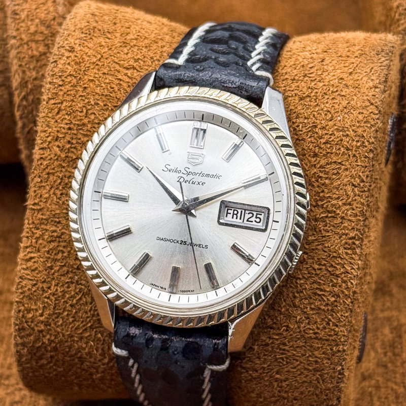 Seiko Seiko - Sportsmatic Deluxe 幻影 (Genei) – Phantom Shadow - No reserve price - 7619-7050 - Men - 1965 vintage watch - image 8