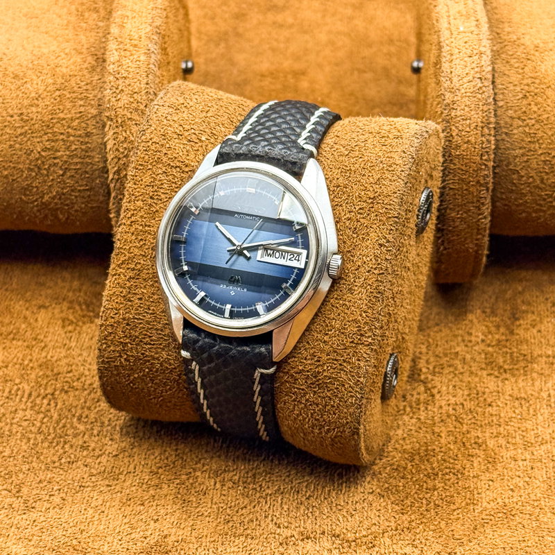 Seiko Seiko - LM "Gradient Blue Sunburst" 静耀 – Seiyō – Silent Radiance - No reserve price - 5606-7231 - Men - 1973 vintage watch - image 11
