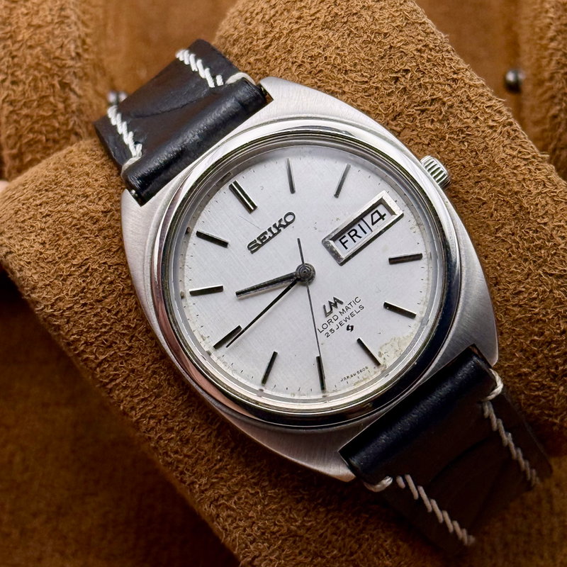 Seiko Seiko - Lord Matic 経年 (Keinen) – Aging Gracefully - No Reserve Price - 5606-7140 - Men - 1970 vintage watch - image 12