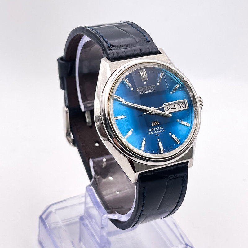 Seiko Seiko - LM Special "Gradient Vivid Blue Sunburst" 青嵐 (Ao Arashi) – Blue Storm - No Reserve Price - 5216-7000 - Men - 1974 vintage watch - image 3