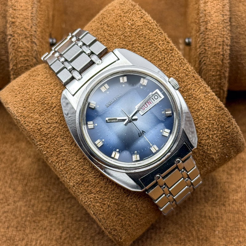 Seiko Seiko - Lord Matic "Gradient Blue Sunburst" - No reserve price - 5606-7231 - Men - 1973 vintage watch - image 12