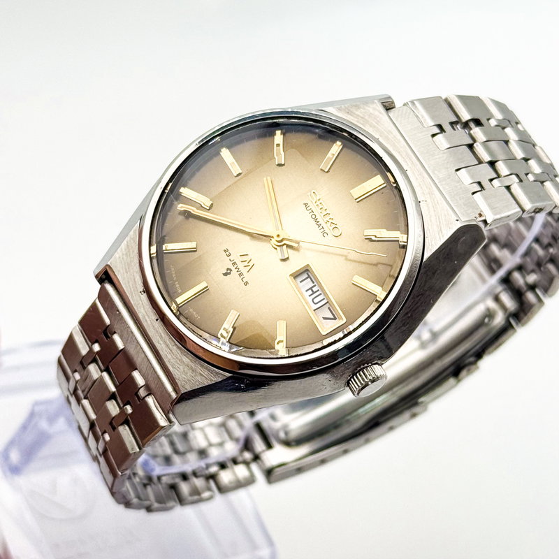 Seiko Seiko - LM “Gradient Golden Sunburst” - Ingen mindstepris - 5606-7310 - Men - 1974 vintage watch - image 8
