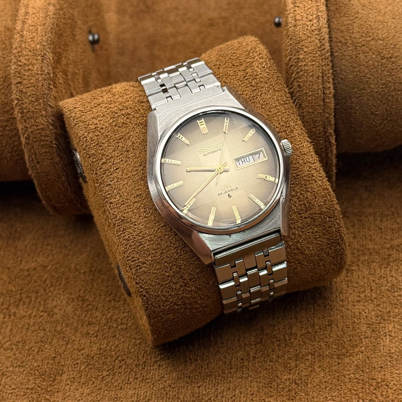 Seiko Seiko - LM “Gradient Golden Sunburst” - Ingen mindstepris - 5606-7310 - Men - 1974 vintage watch - image 12