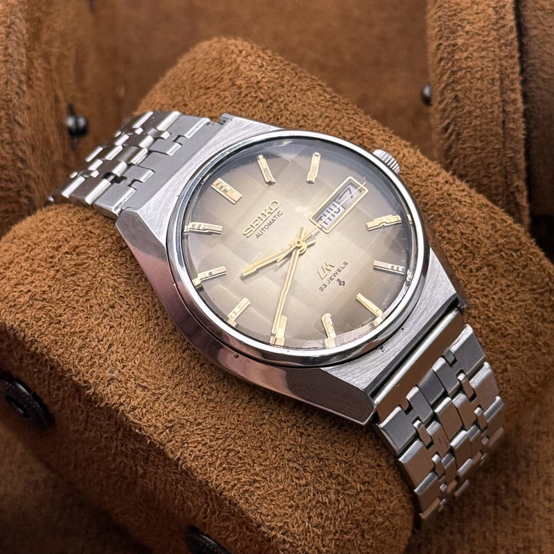 Seiko Seiko - LM “Gradient Golden Sunburst” - Ingen mindstepris - 5606-7310 - Men - 1974 vintage watch - image 14