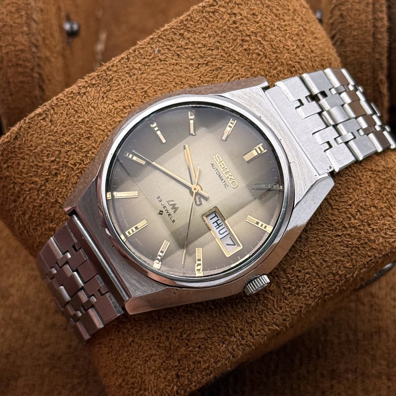 Seiko Seiko - LM “Gradient Golden Sunburst” - Ingen mindstepris - 5606-7310 - Men - 1974 vintage watch - image 15
