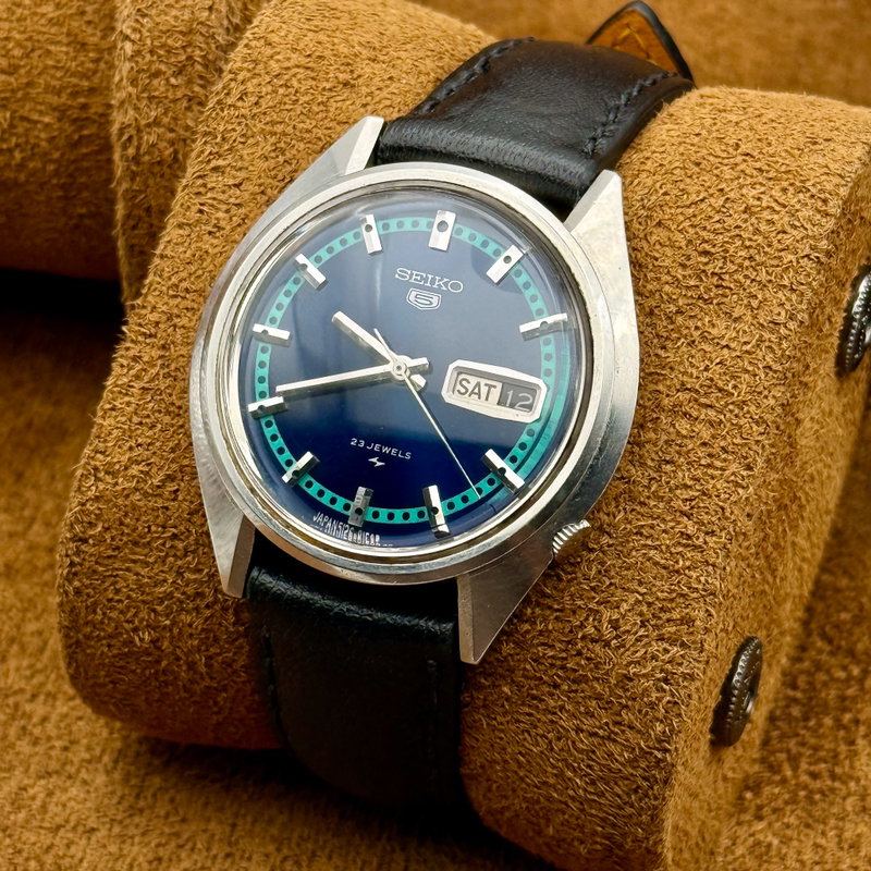 Seiko Seiko - Seiko 5 "Vivid Deep Blue" - No Reserve Price - 5126-8110 - Men - 1968 vintage watch - image 4