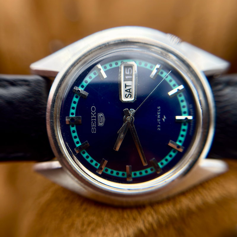 Seiko Seiko - Seiko 5 "Vivid Deep Blue" - No Reserve Price - 5126-8110 - Men - 1968 vintage watch - image 6