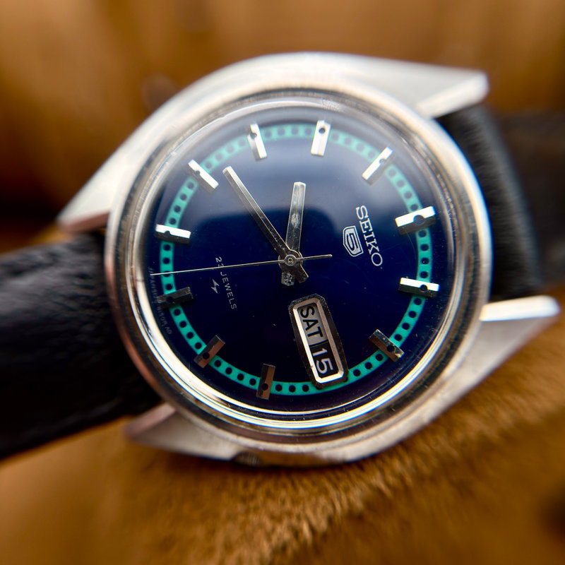 Seiko Seiko - Seiko 5 "Vivid Deep Blue" - No Reserve Price - 5126-8110 - Men - 1968 vintage watch - image 7