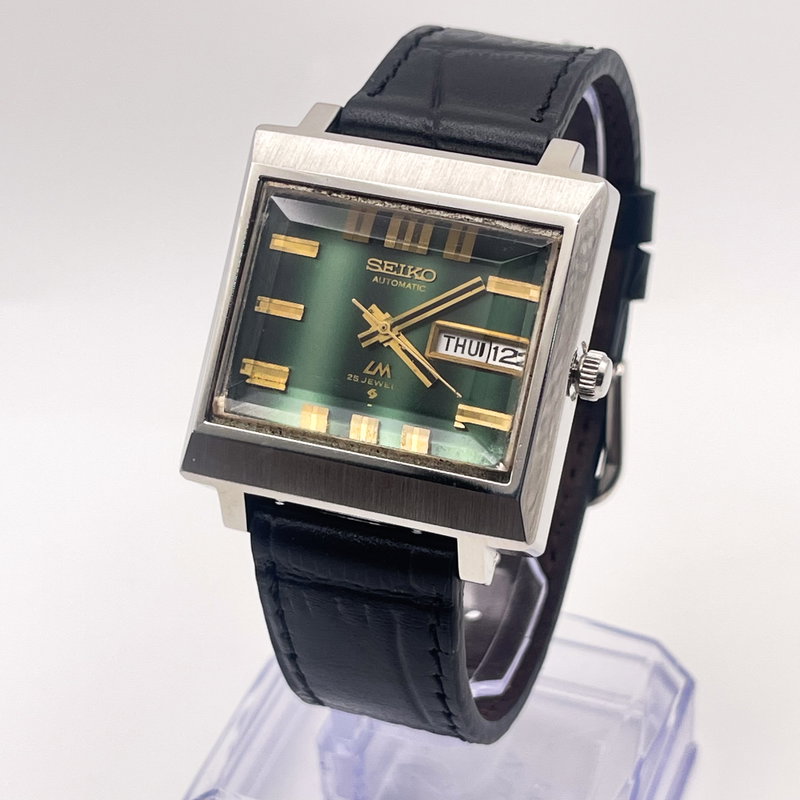 Seiko Seiko - LM "Sunburst Gradient Green" 紗光 (Shakō) – Silken Light - No reserve price - 5606-5080 - Men - 1972 vintage watch - image 1
