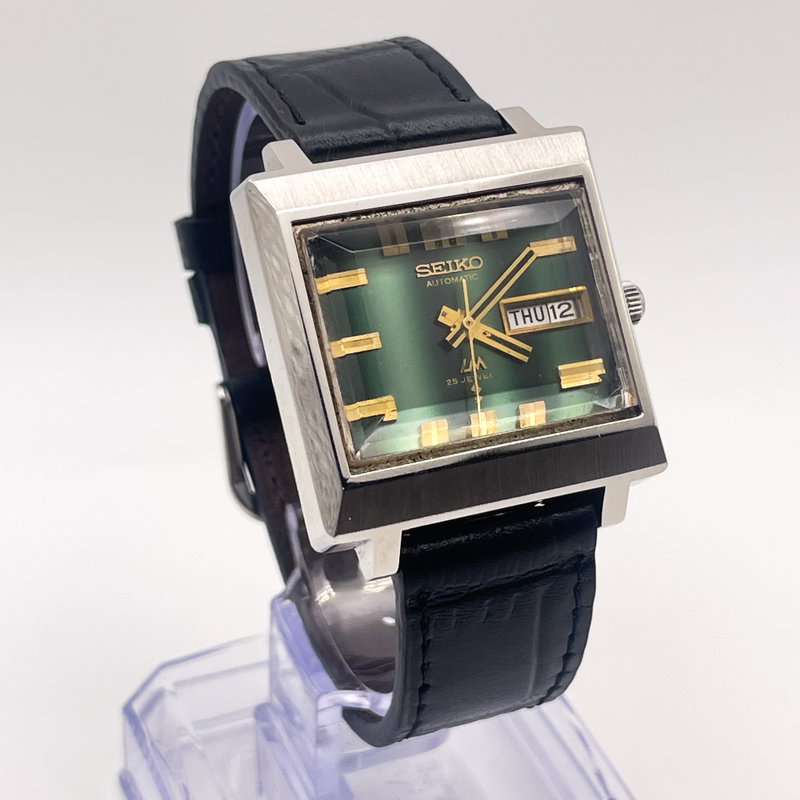 Seiko Seiko - LM "Sunburst Gradient Green" 紗光 (Shakō) – Silken Light - No reserve price - 5606-5080 - Men - 1972 vintage watch - image 3