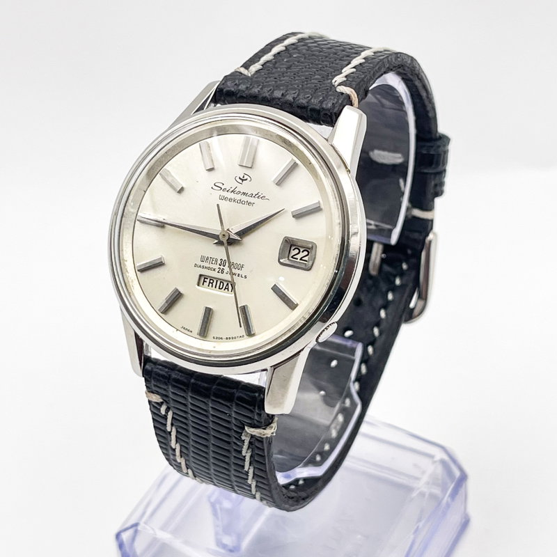 Seiko Seiko - Seikomatic Weekdater 月影 (Tsukikage) – Moon Shadow - No Reserve Price - 6206-8990 - Men - 1965 vintage watch - image 2