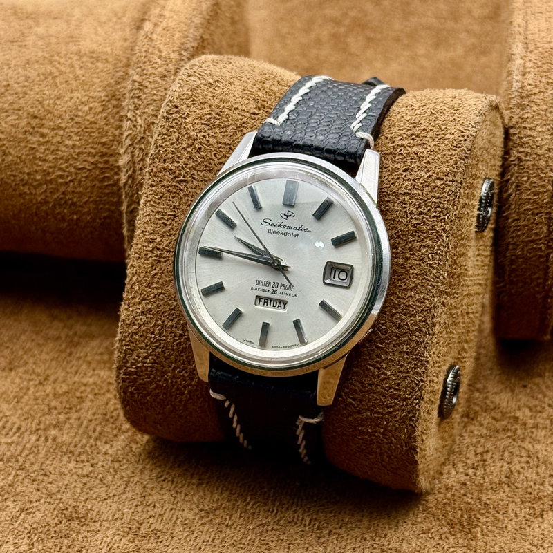 Seiko Seiko - Seikomatic Weekdater 月影 (Tsukikage) – Moon Shadow - No Reserve Price - 6206-8990 - Men - 1965 vintage watch - image 9