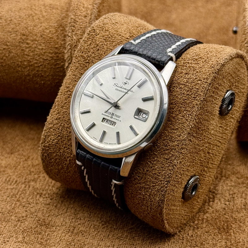 Seiko Seiko - Seikomatic Weekdater 月影 (Tsukikage) – Moon Shadow - No Reserve Price - 6206-8990 - Men - 1965 vintage watch - image 10