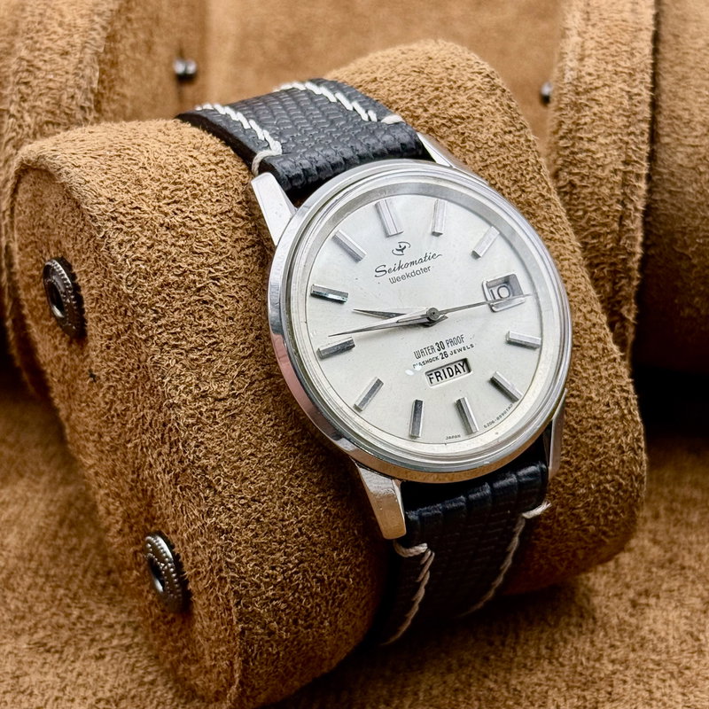Seiko Seiko - Seikomatic Weekdater 月影 (Tsukikage) – Moon Shadow - No Reserve Price - 6206-8990 - Men - 1965 vintage watch - image 11